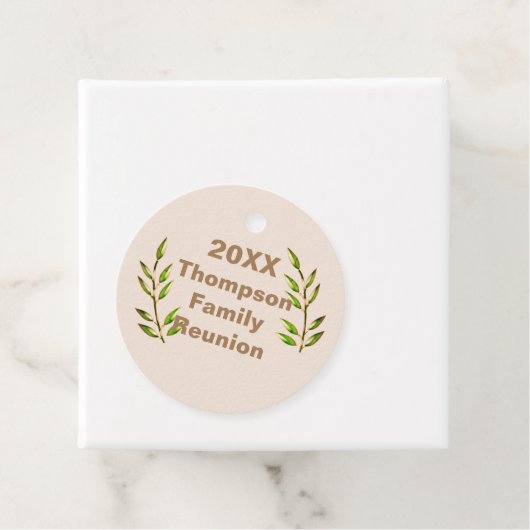 ファミリー懇親会キープサケグリーンツリーブランチメメント フェイバータグ (インサイチュ)