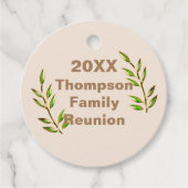 ファミリー懇親会キープサケグリーンツリーブランチメメント フェイバータグ (正面)