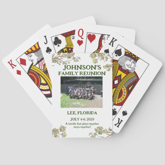 ファミリー懇親会ギフトトランプ トランプ (裏面)