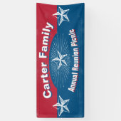 ファミリー懇親会ギャザリングイベントピクニック 横断幕 (縦)