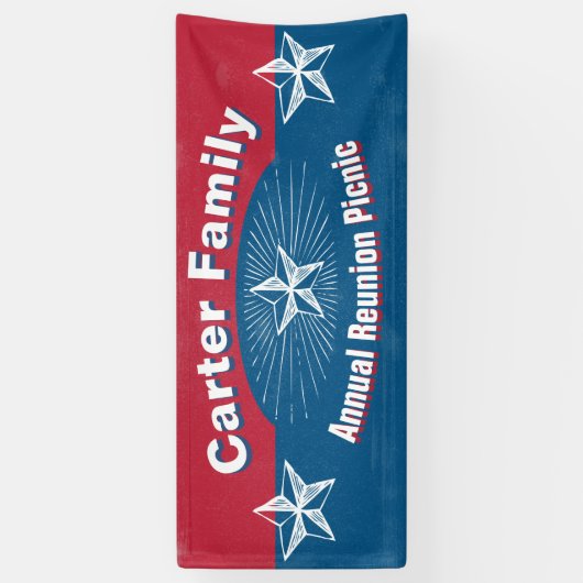 ファミリー懇親会ギャザリングイベントピクニック 横断幕 (縦)