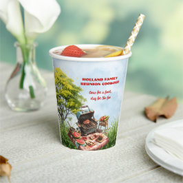 ファミリー懇親会クックアウトインザパーク紙カップ 紙コップ