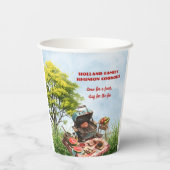 ファミリー懇親会クックアウトインザパーク紙カップ 紙コップ (裏面)