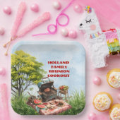 ファミリー懇親会クックアウトインザパーク紙プレート ペーパープレート (パーティー)