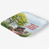 ファミリー懇親会クックアウトインザパーク紙プレート ペーパープレート (傾斜あり)