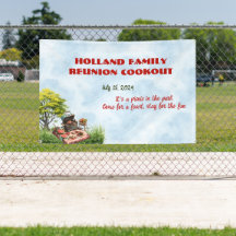 ファミリー懇親会クックアウトザパークバナー