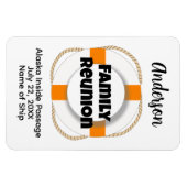 ファミリー懇親会クルーズシップ客室ドアマーカー マグネット (横)