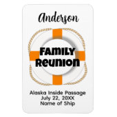 ファミリー懇親会クルーズシップ客室ドアマーカー マグネット (縦)