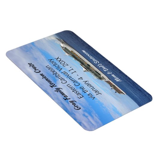 ファミリー懇親会クルーズシップ客室ドアIDマーカー マグネット (右側)