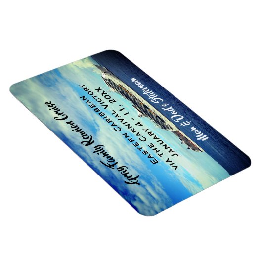 ファミリー懇親会クルーズシップ客室IDマーカー海 マグネット (右側)