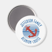 ファミリー懇親会クルーズドアマグネットといかり マグネット (正面/裏面)