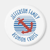 ファミリー懇親会クルーズドアマグネットといかり マグネット (正面)