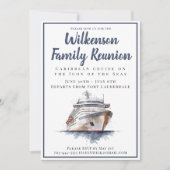 ファミリー懇親会クルーズバケーショントゥパラダイス 招待状 (正面)