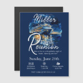 ファミリー懇親会クルーズ船招待状マグネット (正面/裏面)