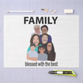 ファミリー懇親会クールファミリー懇親会 薄葉紙 (クラフト)