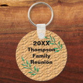 ファミリー懇親会グリーンツリーブランチキープサケ キーホルダー (正面)