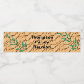 ファミリー懇親会グリーンツリーブランチラージギャザリング ペットボトルラベル (シングルラベル)