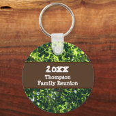 ファミリー懇親会グ葉リーズ高い木の形見 キーホルダー (正面)