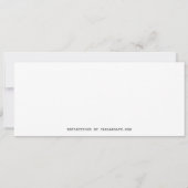 ファミリー懇親会コンサートチケット招待状 招待状 (裏面)