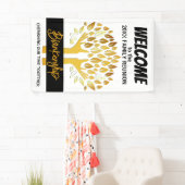 ファミリー懇親会ゴールデンハンズツリー葉カスタム 横断幕 (インサイチュ)