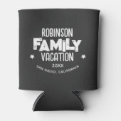 ファミリー懇親会サマーバケーションキャンピングロードトリップ 缶クーラー (正面)