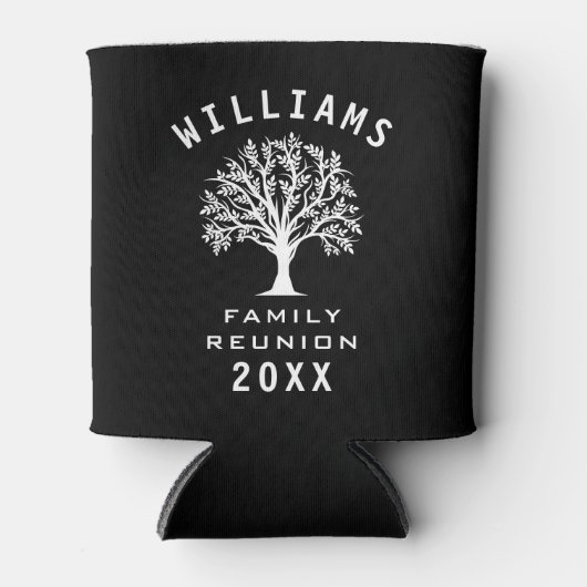 ファミリー懇親会サマーバケーションロードトリップツカッコいいリー 缶クーラー (正面)