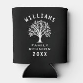 ファミリー懇親会サマーバケーションロードトリップツカッコいいリー 缶クーラー (裏面)