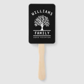 ファミリー懇親会サマーバケーションロードトリップツリー ハンドファン (裏面)