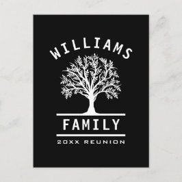 ファミリー懇親会サマーバケーションロードトリップツリー ポストカード