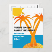 ファミリー懇親会サマーバケーション ポストカード (正面/裏面)