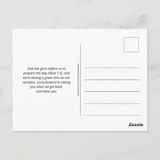 ファミリー懇親会サマーバケーション ポストカード (裏面)