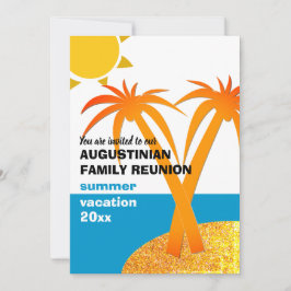 ファミリー懇親会サマーバケーション 招待状