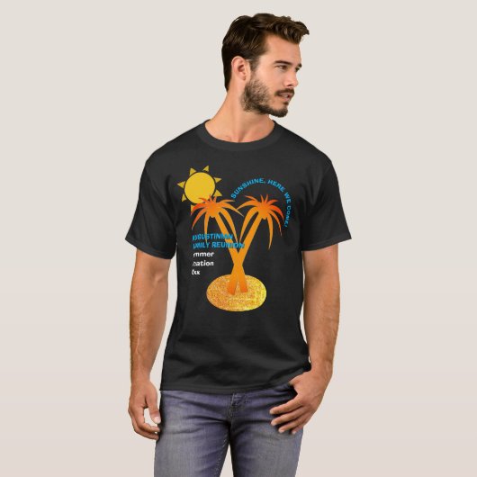 ファミリー懇親会サマーバケーション Tシャツ (正面フル)