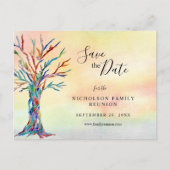ファミリー懇親会ザデイトレインボーツリーを保存 案内ポストカード (正面)