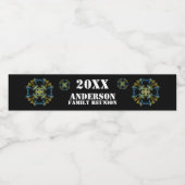 ファミリー懇親会シナ万華鏡のように千変万化するパターン抽象芸術 ペットボトルラベル (シングルラベル)