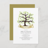 ファミリー懇親会シンプルモダン セーブザデート (正面/裏面)