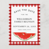 ファミリー懇親会スイカ保存日 案内ポストカード (正面)