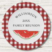 ファミリー懇親会スイカ ペーパープレート