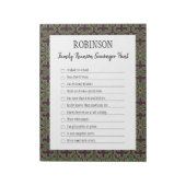 ファミリー懇親会スカベンジャー狩りマルディグラ ノートパッド (回転)