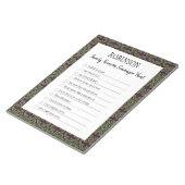 ファミリー懇親会スカベンジャー狩りマルディグラ ノートパッド (アングル)