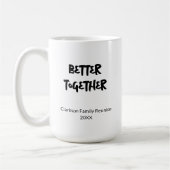 ファミリー懇親会セラミック コーヒーマグカップ (左)