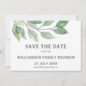 ファミリー懇親会セーブ・ザ・デート案内 招待状 (正面)