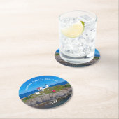 ファミリー懇親会デイトメインヌブルライトハウス ラウンドペーパーコースター (インサイチュ)