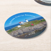 ファミリー懇親会デイトメインヌブルライトハウス ラウンドペーパーコースター (アングル)