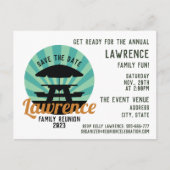 ファミリー懇親会デザインはがき ポストカード (正面)