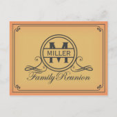 ファミリー懇親会デザイン ポストカード (正面)