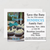 ファミリー懇親会デザイン ポストカード (正面/裏面)