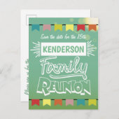 ファミリー懇親会デザイン 案内ポストカード (正面/裏面)