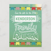 ファミリー懇親会デザイン 案内ポストカード (正面)