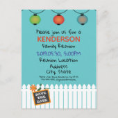 ファミリー懇親会デザイン 案内ポストカード (正面)